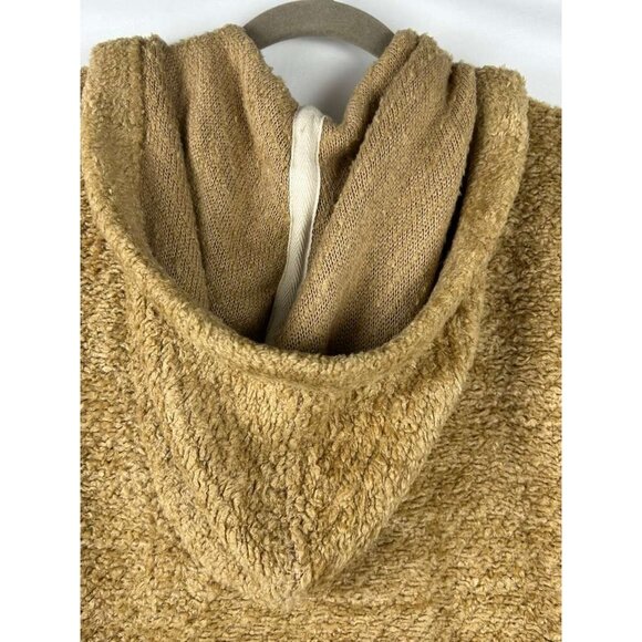 Free People Women's XS Oversized Hooded Sweater Jacket Long Coat Cardigan - Picture 10 of 16